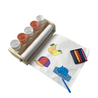 China New Promotion Mini Wooden Stand Art Painting Tool Paper Easel For Kids for sale