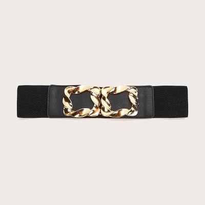 China Hot Selling Fashion Design Women's Square Elastic Waistband Cheap Square Elastic Waistband for sale