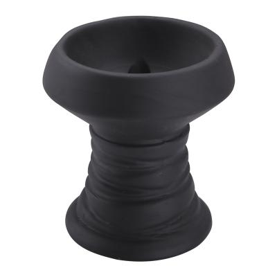 China Factory Wholesale Cheap Ceramic Hookah Black Ceramic Bowl Ceramic Hookah Bowl for sale