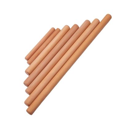 China Sustainable Natural Bamboo Rolling Pin Baking Wooden Pastry Pizza Dough Roller Kitchen Utensil Tool for sale