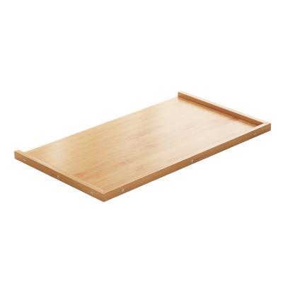 China Large Sustainable Wholesale Bamboo Wooden Chopper Edge Cutting Board Pastry Counter Board For Kneading Dough for sale