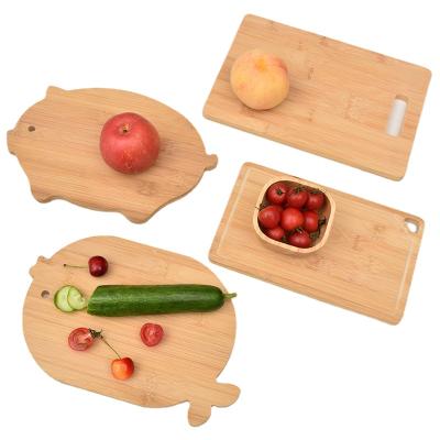 China Cartoon viable popular creative household kitchen classification multi-functional bamboo chopper for sale