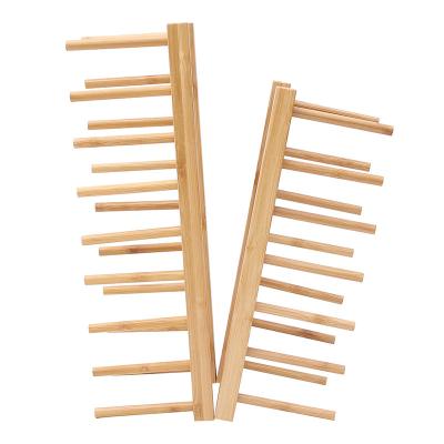 China Sustainable Wholesale Bamboo Dish Drying Rack Kitchen Tools Dish Bamboo Dish Rack Dish Drying Rack for sale