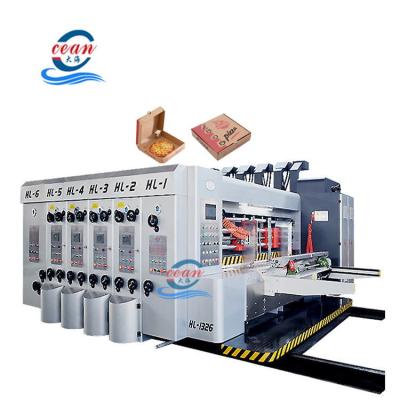 China Flexible package printing pizza box machines flexo inkjet printers carton box machine for sale