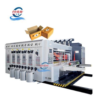 China Carton Box Printing Making Slitting Slotter Automatic Digital Corrugated Printers Slotting Printing Carton Box Machine for sale