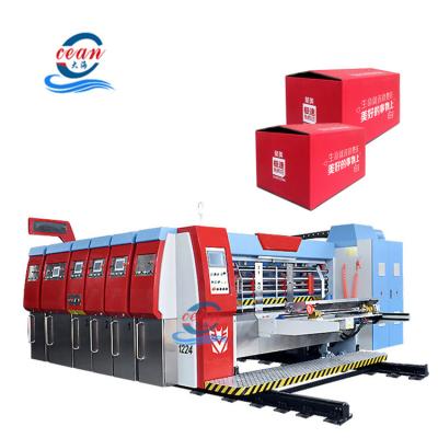 China Corrugated Cardboard Forming Machine Automatic Corrugated Cardboard Box Printing Slotting Die Cutting Making Machine for sale