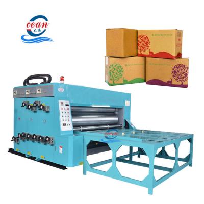 China Semi Automatic Slotting Machine Semi Automatic Carton Printing Slotting Die Cutting Machine for sale