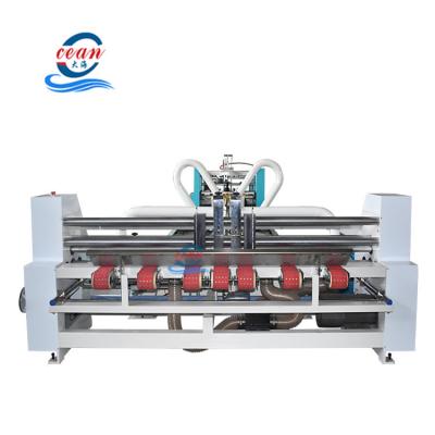 China Cardboard Gluing Save Time Fully Automatic Cardboard Box Gluing Machine Automatic Folder Gluer Machine for sale