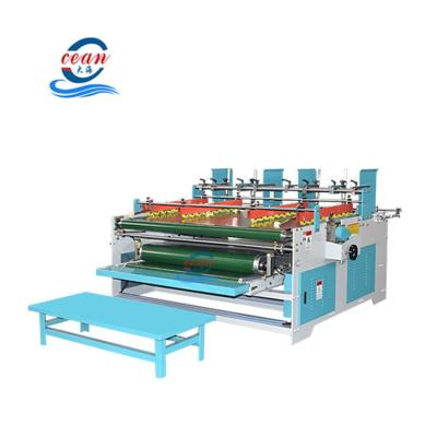 China Corrugated Cardboard Box Press Printing Slotting Die Cutting Slotter Box Gluing Machine for sale