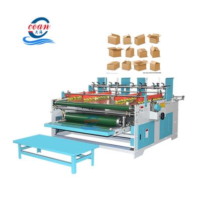 China machinery & Hardware Double Pieces Pressure Folder Gluer Machine For Corrugated Paper Box for sale