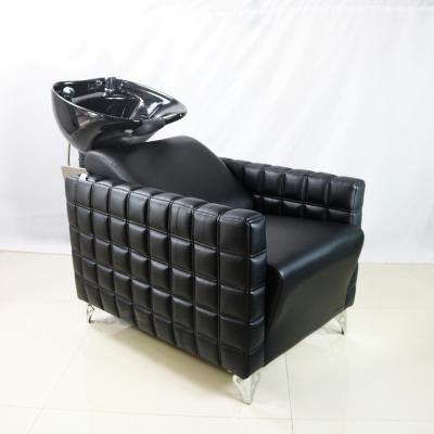 China Modern Barber Shop Furniture Hairdressing Equipment Backwash Shampoo Bed Unit Hair Washing Bed Shampoo Chair for sale