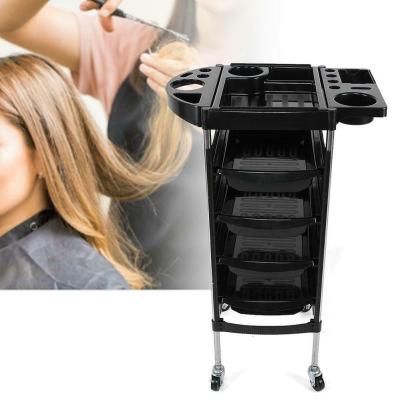 China Luxury Hairdressing Trolley 5 Layers Lightweight Storage Trolley For Barber Shop Hairdresser for sale