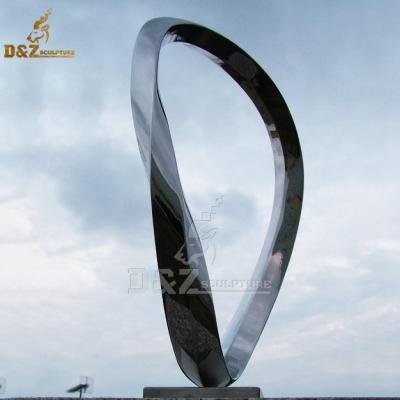 China Europe Stainless Steel Modern Art Outdoor Metal Garden Sculpture for sale