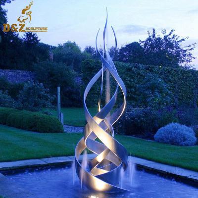 China 2021 Europe customized stainless steel water feature garden outdoor water fountain for sale for sale