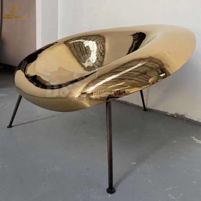 China Europe Modern Decoration Sculpture Metal Abstract Statue High Quality Stainless Steel Coffee Table for sale