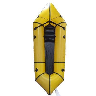 China Calm Water& Newest Lighter 3KG White Water Weight TPU Packraft Bundle Raft Inflatable Boat For Water Sports for sale