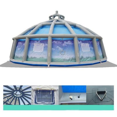 China UV-Resistant Inflatable Camping Mongolian Dome Inflatable Ger Outdoor Waterproof Air Tight for sale