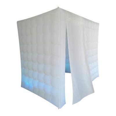 China Party LED Lighting Enclosure Photo Booth Inflatable Cube Tent for sale