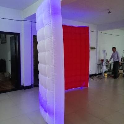 China Oxford Cloth Portable Inflatable Led Photo Booth For Wedding for sale