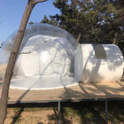 China Hot Sale Glamping Bubble Dome Tent Inflatable House Bubble Igloo Tent Diagonal Tying Type Outdoor Camping for sale