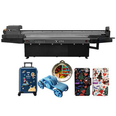 China Best Hotels China Sale 2.5M Large Format Industrial Inkjet Photo Direct UV Flatbed Printer for sale