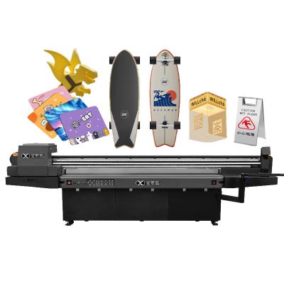 China Hotels G6 U1 2513 Flatbed Glass Wooden Metal Flatbed Sticker PVC Large Format Acrylic Digital UV Printer for sale