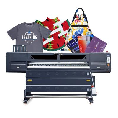 China Hotels 1.9m/2.2m/2.6m/3.2m Printhead i3200 Digital Polyester Fabric Printing Machine Sublimation Printer for sale