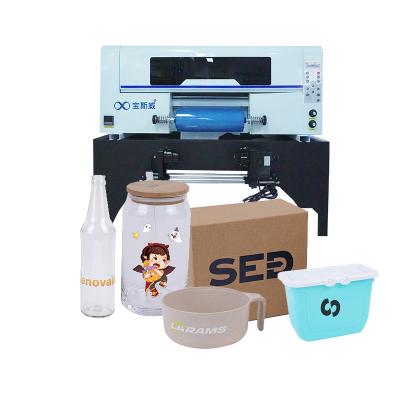 China A3 Hotels Photo Impresora Machine Sticker Maker Digital UV Ink Jet Food Label Printer Roll To Roll for sale