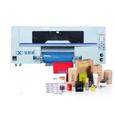 China Hotels Factory Master Double UV Varnish Multicolor Impresora Portatil Car Sticker Label Making Machine Plotter Printer for sale