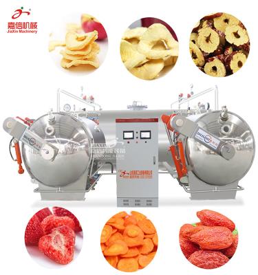 China Non-oil China Made Fruits And Vegetables Crispy Chips Vacuum Dry Equipment for sale