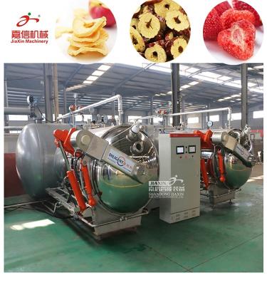 China Non-oil intelligent fruit and vegetable chip vacuum drying crisper machine for sale