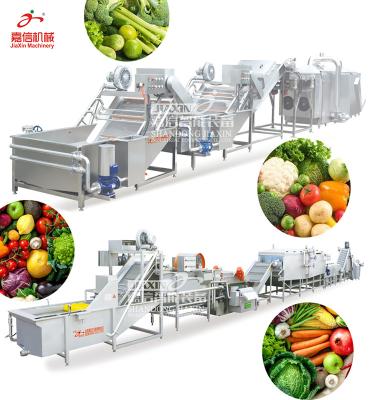 China Hot Sale Fruit And Vegetable Salad Vegetable Washing Cutting Processing Line for sale