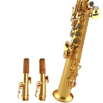 China Chinese Professional Entertainment Beginner Saxophone Gold Lacquer Brass Sachs Soprano Saxophone for sale