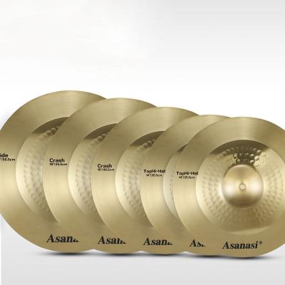 China Cymbals Wholesale Professional Percussion Drum Cymbals 5Pcs Instrument Cymbals Set From China for sale