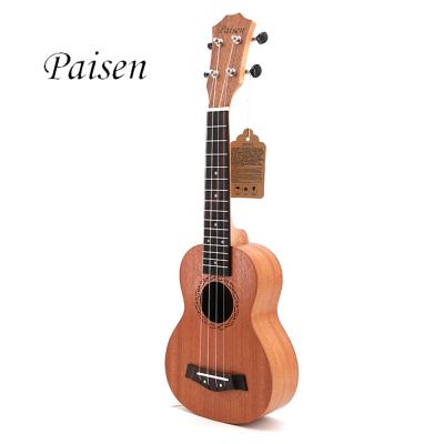 China 21 inch kids color mahogany ukulele all soprano solid mahogany ukulele for concert for sale