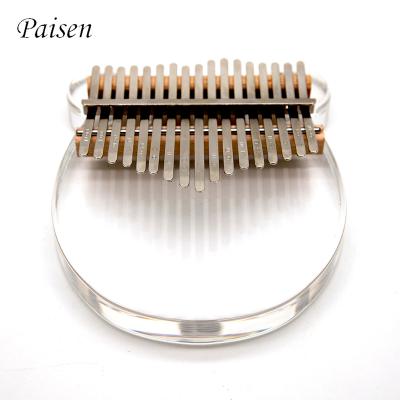 China Crystal Transparent Glass Calimba Finger Thumb Master Piano 17 Playable Acrylic Paisen Sanza Mbira Musical Instrument Kalimba Set On Sale for sale