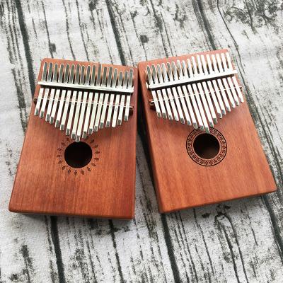 China Paisen mbira sanza musical instrument finger piano calimba 17key 17 kalimba mini thumb piano playable solid mahogany set on sale for sale