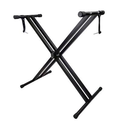 China Packaging volume music double X piano keyboard stand portable small electric piano keyboard with stand for sale