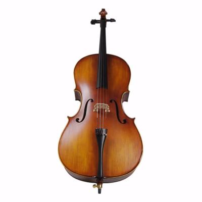 China Handmade Matte Cello Professional High-Quality Performance Student Cello Wholesale Violin Musical Instruments Rise Student Cello for sale