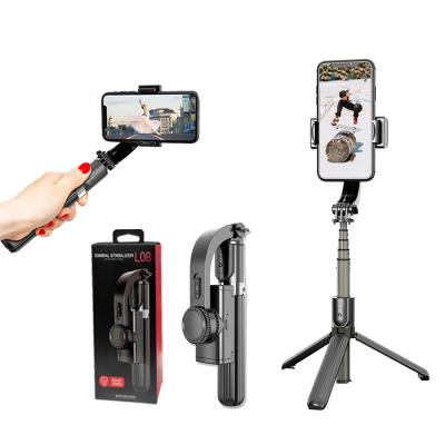 China Smartphone Video Camera Recording Cheap Tripod Flexible Single Axis Stick Selfie Cell Phone Stabilizer Handheld Smart Gimbal Stabilizer for Smartphone for sale