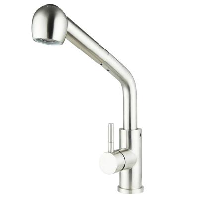 China Pull Out Spray Pull Down Kitchen Faucet Handle Water Mixer Luxury Factory 304 Stainless Steel Classic Faucets On High Quality Sink Hot Sale for sale