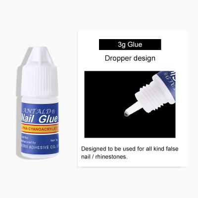 China Excellent Adhesion 3g / Professional Nail Art Glue False Nails Tips Glue Nail Decoration Glue for sale