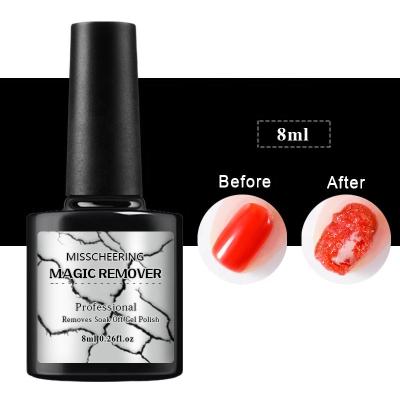 China OEM Non-Toxic Non-Toxic Custom Magic Gel Nail Art Tools Private Label 15ml Gel Remover Easy Apply UV Gel Nail Polish Gel Remover For Sale bulk for sale