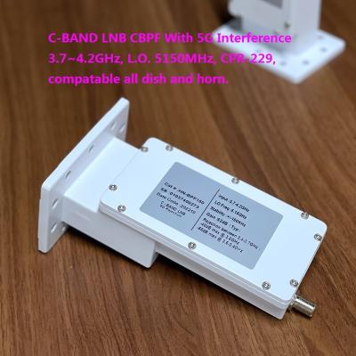 China SATV/SMATV OEM C-Band LNB CBPF150 with 5G interference for sale