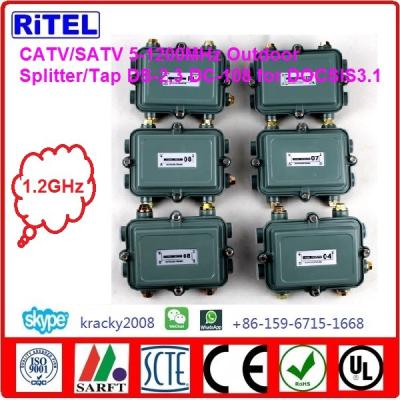 China catv_matv 5-1200mhz outdoor splitter/splitters DS-2,DS-3UB,DC-108 for DOCSIS3.1 network compliant with scte guidelines for sale