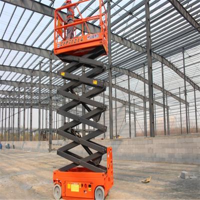 China Safety Operation Convenience Scissor Lift Easy Electric Mobile Aerial Work Platform Fully Self Propelled Hydraulic Lift Custom Platform for sale