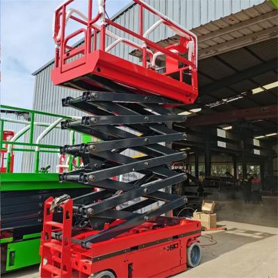 China Safety Easy Operation Convenience Portable Lift Platform CE Approved Hydraulic Lifting Platform Self Propelled Electric Scissor Lift for sale