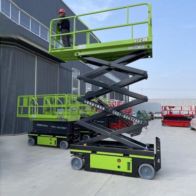 China NEW 6m 8m 10m 12m 14m Convenience 2021 Easy Running Safety CE Approved Hydraulic Lifting Platform / Tracked Scissor Lift for sale