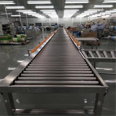 China Heat Resistant Stainless Material Roller Conveyor Belt Chain Conveyor Assembly Line for sale