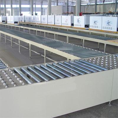 China Heat Resistant Stainless Steel Conveyor Roller System Cardboard Pallet Conveyor For Goods Transportation for sale